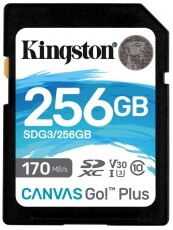 Kingston 256GB SD Canvas Go Plus (SDXC Class 10 UHS-I U3) (SDG3/256GB) memória kártya Memória kártya / Pendrive - MicroSD / MicroSDHC kártya - 367838