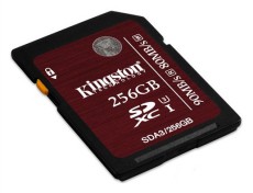 Kingston 256GB SD (SDXC UHS-I SC3) (SDA3/256GB) memória kártya Memória kártya / Pendrive - SD / SDHC / SDXC kártya - 311992