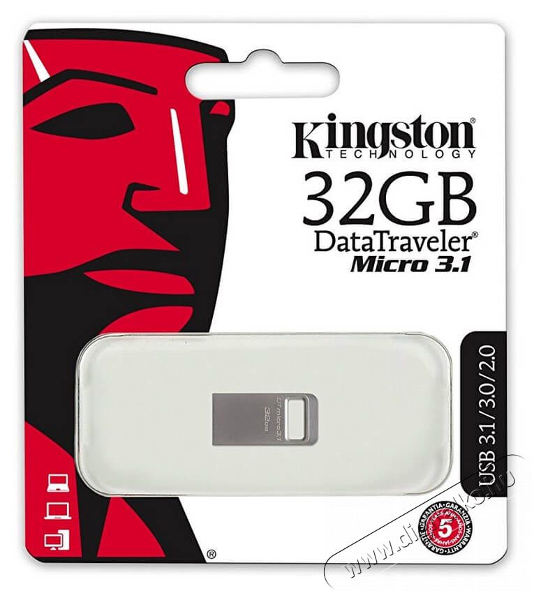 Kingston 32GB USB3.1 Type-A DT Micro (DTMC3/32GB) pendrive Egyéb - Nem forgalmazzuk ! - 311996