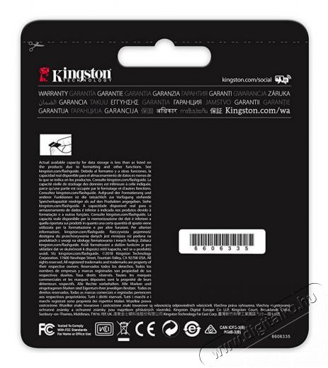 Kingston Canvas Go 32GB Class 10 UHS-I U3 SD (SDG/32GB) memória kártya Memória kártya / Pendrive - SD / SDHC / SDXC kártya - 336589