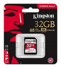 Kingston 32GB Class 10 UHS-I U3 SD (SDR/32GB) memória kártya Memória kártya / Pendrive - SD / SDHC / SDXC kártya - 337384