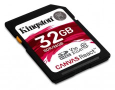 Kingston 32GB Class 10 UHS-I U3 SD (SDR/32GB) memória kártya Memória kártya / Pendrive - SD / SDHC / SDXC kártya - 337384