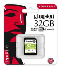 Kingston 32GB SD Canvas Select 80R (SDHC Class 10 UHS-I) (SDS/32GB) memória kártya Memória kártya / Pendrive - SD / SDHC / SDXC kártya - 334409