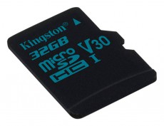 Kingston Canvas Go 32GB Class 10 UHS-I U3 micro SD (SDCG2/32GBSP) memória kártya Memória kártya / Pendrive - MicroSD / MicroSDHC kártya - 336591