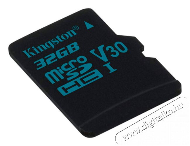 Kingston Canvas Go 32GB Class 10 UHS-I U3 micro SD (SDCG2/32GBSP) memória kártya Memória kártya / Pendrive - MicroSD / MicroSDHC kártya - 336591