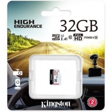 Kingston High Endurance microSDHC 32GB UHS-I Class 10 (SDCE/32GB) memória kártya Memória kártya / Pendrive - MicroSD / MicroSDHC kártya - 350962