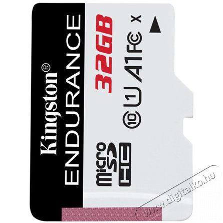 Kingston High Endurance microSDHC 32GB UHS-I Class 10 (SDCE/32GB) memória kártya Memória kártya / Pendrive - MicroSD / MicroSDHC kártya - 350962