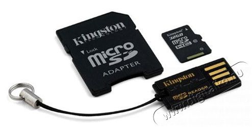 Kingston 32GB SD micro (SDHC Class 10) (MBLY10G2/32GB) memória kártya adapterrel Memória kártya / Pendrive - MicroSD / MicroSDHC kártya - 312004
