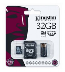 Kingston 32GB micro SDHC (MBLY4G2/32GB) memória kártya adapterrel Memória kártya / Pendrive - MicroSD / MicroSDHC kártya - 312007