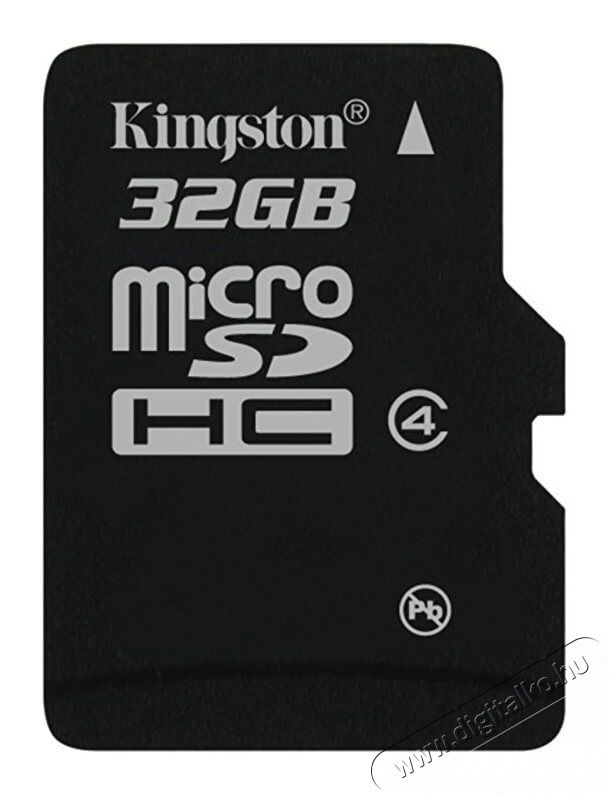 Kingston 32GB Class micro SD (SDC4/32GBSP) memória kártya Memória kártya / Pendrive - MicroSD / MicroSDHC kártya - 312008