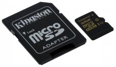 Kingston 32GB SD micro (SDHC Class U3 UHS-I) (SDCG/32GB) memória kártya adapterrel Memória kártya / Pendrive - MicroSD / MicroSDHC kártya - 314654