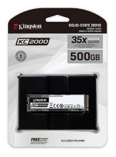Kingston 500GB M.2 NVMe 2280 KC2000 (SKC2000M8/500G) SSD Egyéb - Nem forgalmazzuk ! - 350971