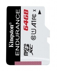 Kingston 64GB SD micro Endurance (SDXC Class 10) (SDCE/64GB) memória kártya Memória kártya / Pendrive - MicroSD / MicroSDHC kártya - 350973
