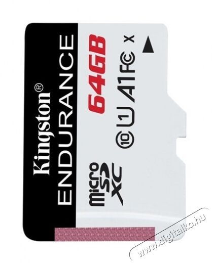 Kingston 64GB SD micro Endurance (SDXC Class 10) (SDCE/64GB) memória kártya Memória kártya / Pendrive - MicroSD / MicroSDHC kártya - 350973