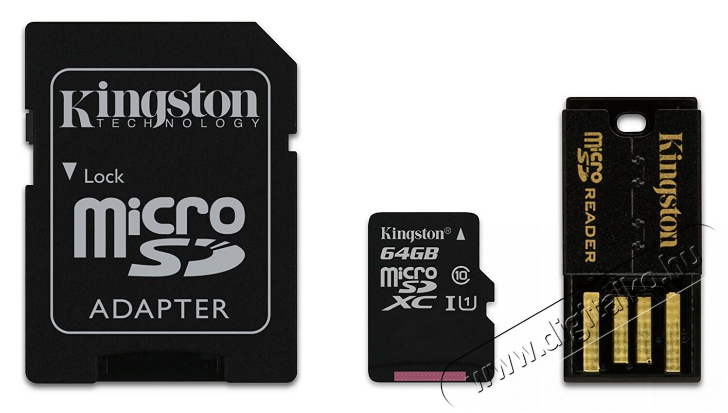 Kingston 64GB Class 10 micro SD (MBLY10G2/64GB) memória kártya Memória kártya / Pendrive - MicroSD / MicroSDHC kártya - 312052