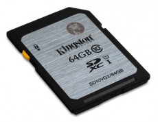 Kingston 64GB SD (SDXC Class 10 UHS-I) (SD10VG2/64B) memória kártya Memória kártya / Pendrive - SD / SDHC / SDXC kártya - 312047