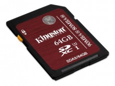 Kingston 64GB SD (SDXC UHS-I SC3) (SDA3/64GB) memória kártya Memória kártya / Pendrive - SD / SDHC / SDXC kártya - 312048