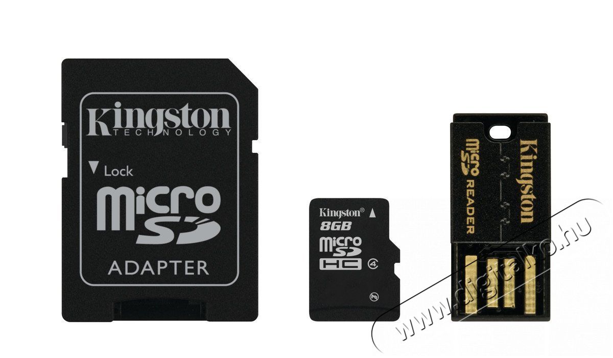Kingston 8GB Class 4 (MBLY4G2/8GB) micro SD memória kártya Memória kártya / Pendrive - MicroSD / MicroSDHC kártya - 312067