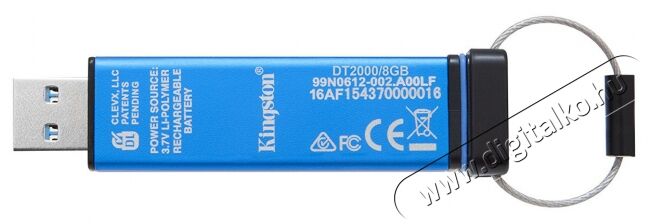 Kingston 8GB USB3.1 (DT2000/8GB) pendrive - kék Egyéb - Nem forgalmazzuk ! - 326003