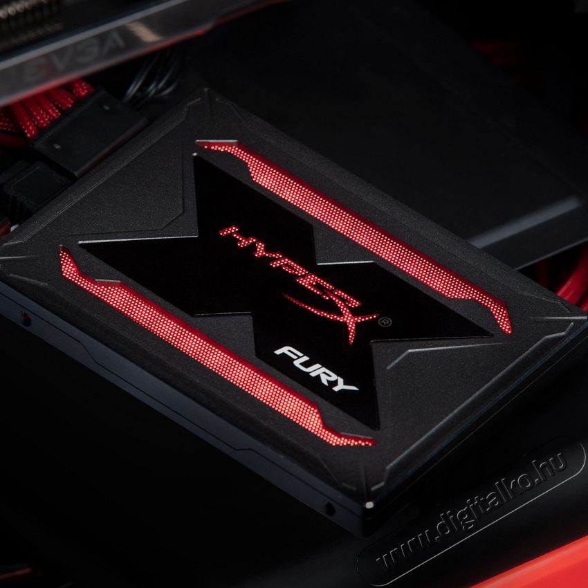 Kingston 960GB SATA3 2,5 HyperX FURY RGB (SHFR200/960G) SSD Iroda &eacute;s sz&aacute;m&iacute;t&aacute;stechnika - Adatt&aacute;rol&oacute; / merevlemez - SSD - 350979