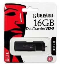 Kingston 16GB USB2.0 DataTraveler 104 (DT104/16GB) pendrive - fekete Egyéb - Nem forgalmazzuk ! - 350593