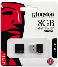 Kingston USB pendrive 8GB DTMCK/8GB - fekete Memória kártya / Pendrive - Pendrive - 301591
