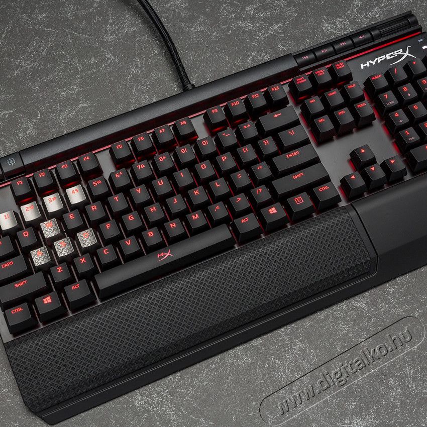Kingston HyperX Alloy Elite Mechanikus (Cherry MX) Gamer billentyűzet (HX-KB2RD1-US/R2) Iroda és számítástechnika - Billentyűzet / billentyűzet szett - Vezetékes - 326006
