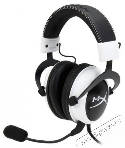 Kingston HyperX Cloud KHX-H3CL 3,5 Jack gamer headset - feh&eacute;r Audio-Video / Hifi / Multim&eacute;dia - F&uuml;l &eacute;s Fejhallgat&oacute;k - Fejhallgat&oacute; mikrofonnal / headset - 312089
