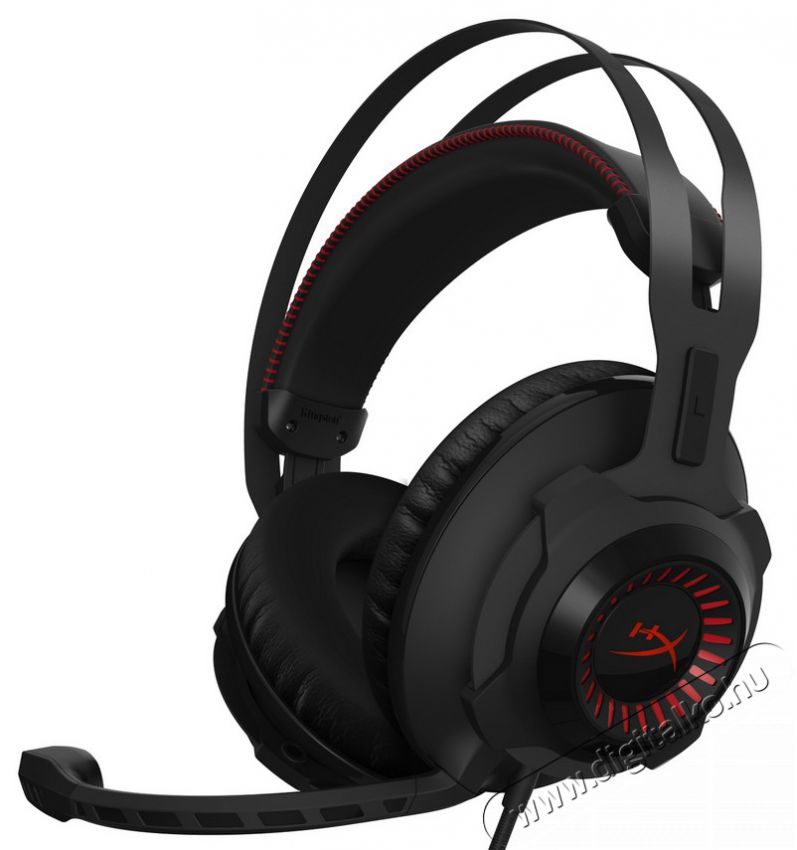 Kingston HyperX Cloud Revolver HX-HSCR 3,5 Jack gamer headset - fekete/vörös Audio-Video / Hifi / Multimédia - Fül és Fejhallgatók - Fejhallgató mikrofonnal / headset - 312093