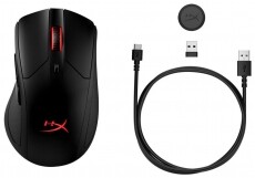 Kingston HyperX Pulsefire Dart vezeték nélküli gamer egér - fekete Iroda és számítástechnika - Egér - Vezeték nélküli egér - 367760