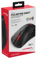 Kingston HyperX Pulsefire Dart vezeték nélküli gamer egér - fekete Iroda és számítástechnika - Egér - Vezeték nélküli egér - 367760