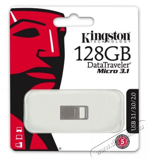 Kingston 128GB USB3.1 DataTraveler Micro (DTMC3/128GB) pendrive - ezüst Egyéb - Nem forgalmazzuk ! - 311943