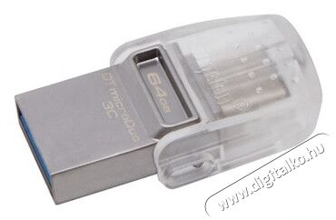 Kingston 64GB USB3.1 C/USB3.1 A (DTDUO3C/64GB) Flash Drive Memória kártya / Pendrive - Pendrive