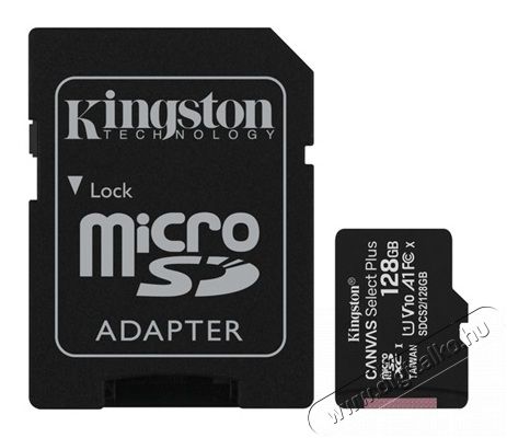 Kingston SDCS2 128GB MEMÓRIAKÁRTYA Memória kártya / Pendrive - MicroSD / MicroSDHC kártya
