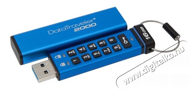 Kingston 16GB USB 3.1 (DT2000/16GB) pendrive - kék Memória kártya / Pendrive - Pendrive - 311976