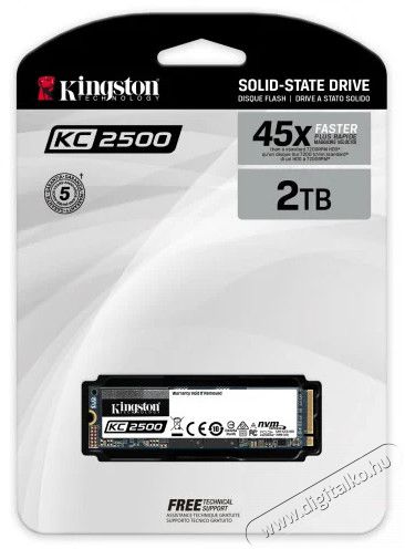 Kingston 2TB M.2 NVMe 2280 KC2500 (SKC2500M8/2000G) SSD Egyéb - Nem forgalmazzuk ! - 367854