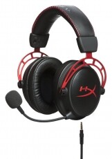 Kingston HyperX Cloud Alpha Jack Gamer headset (HX-HSCA-RD/EM) Audio-Video / Hifi / Multimédia - Fül és Fejhallgatók - Fejhallgató mikrofonnal / headset - 338455