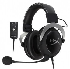 Kingston HyperX Cloud II KHX-HSCP 3,5 Jack, USB gamer headset - gun/metal Audio-Video / Hifi / Multimédia - Fül és Fejhallgatók - Fejhallgató mikrofonnal / headset - 312092