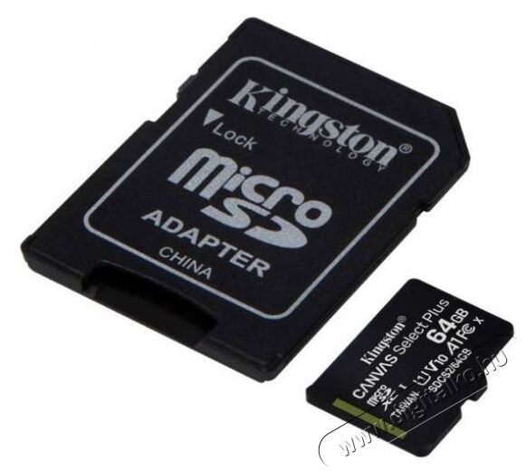 Kingston SDCS2 64GB MEMÓRIAKÁRTYA Memória kártya / Pendrive - MicroSD / MicroSDHC kártya - 365934