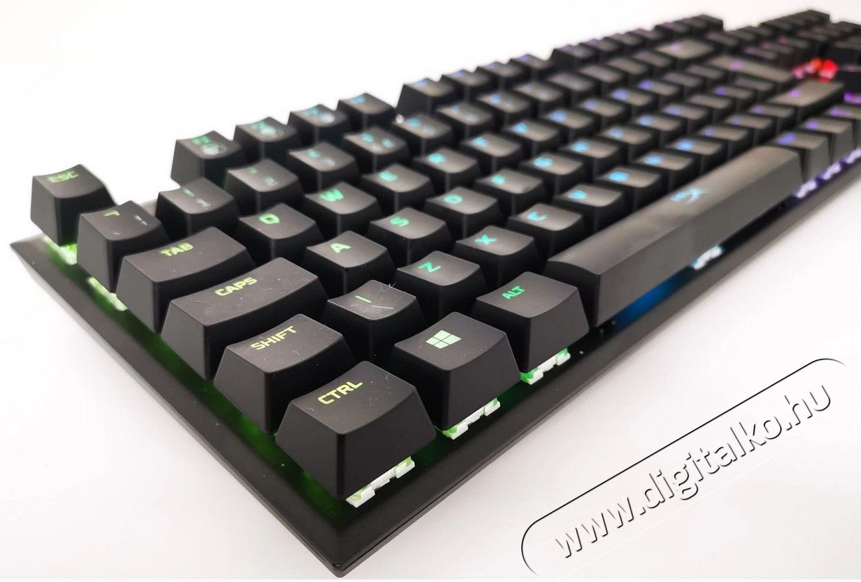 Kingston HyperX Alloy FPS (Kailh Silver Speed) RGB vil&aacute;g&iacute;t&oacute; mechanikus gaming billentyűzet - UK Iroda &eacute;s sz&aacute;m&iacute;t&aacute;stechnika - Billentyűzet / billentyűzet szett - Vezet&eacute;kes - 367831