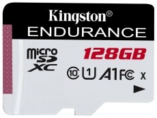 Kingston 128GB SD micro Endurance (SDXC Class 10) (SDCE/128GB) memória kártya Memória kártya / Pendrive - MicroSD / MicroSDHC kártya - 367756