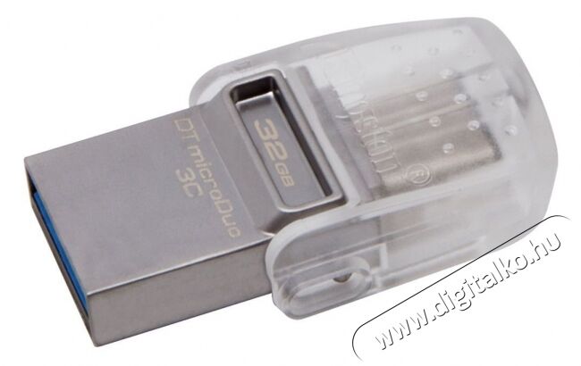 Kingston 32GB microUSB3.1 C/USB3.1 A (DTDUO3C/32GB) pendrive - ezüst Egyéb - Nem forgalmazzuk ! - 311998