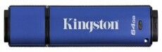 Kingston 64GB USB3.0 DataTraveler Vault Privacy (DTVP30/64GB) pendrive - kék Egyéb - Nem forgalmazzuk ! - 312059