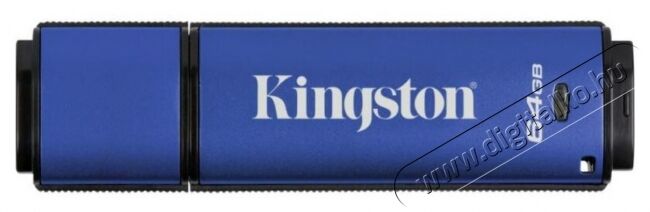 Kingston 64GB USB3.0 DataTraveler Vault Privacy (DTVP30/64GB) pendrive - kék Egyéb - Nem forgalmazzuk ! - 312059