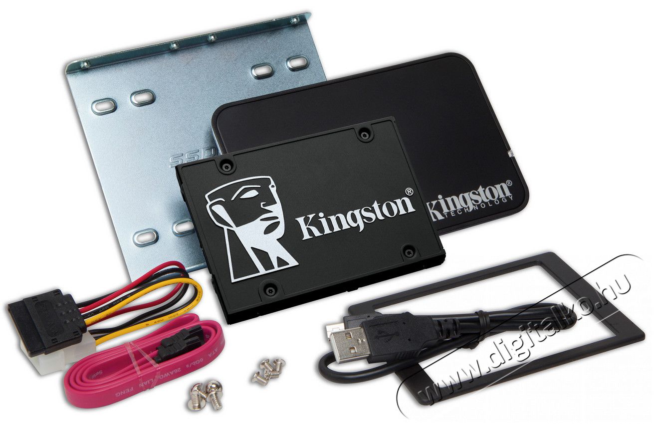 Kingston 1024GB SATA3 2,5 7mm (SKC600B/1024G) Upgrade Kit SSD Egyéb - Nem forgalmazzuk ! - 367798