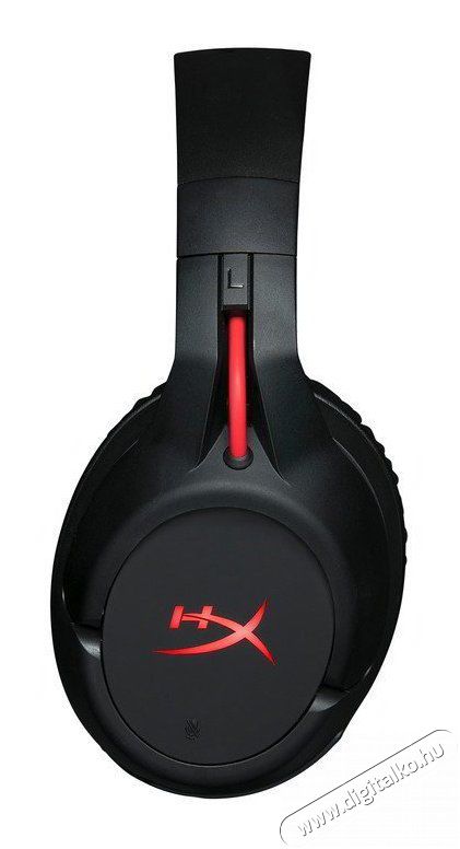 Kingston HyperX Cloud Flight Wireless Gamer Headset - fekete/piros Audio-Video / Hifi / Multimédia - Fül és Fejhallgatók - Fejhallgató mikrofonnal / headset - 342026