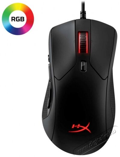Kingston HyperX Pulsefire Raid gaming egér - fekete Iroda és számítástechnika - Egér - Vezetékes egér - 367853