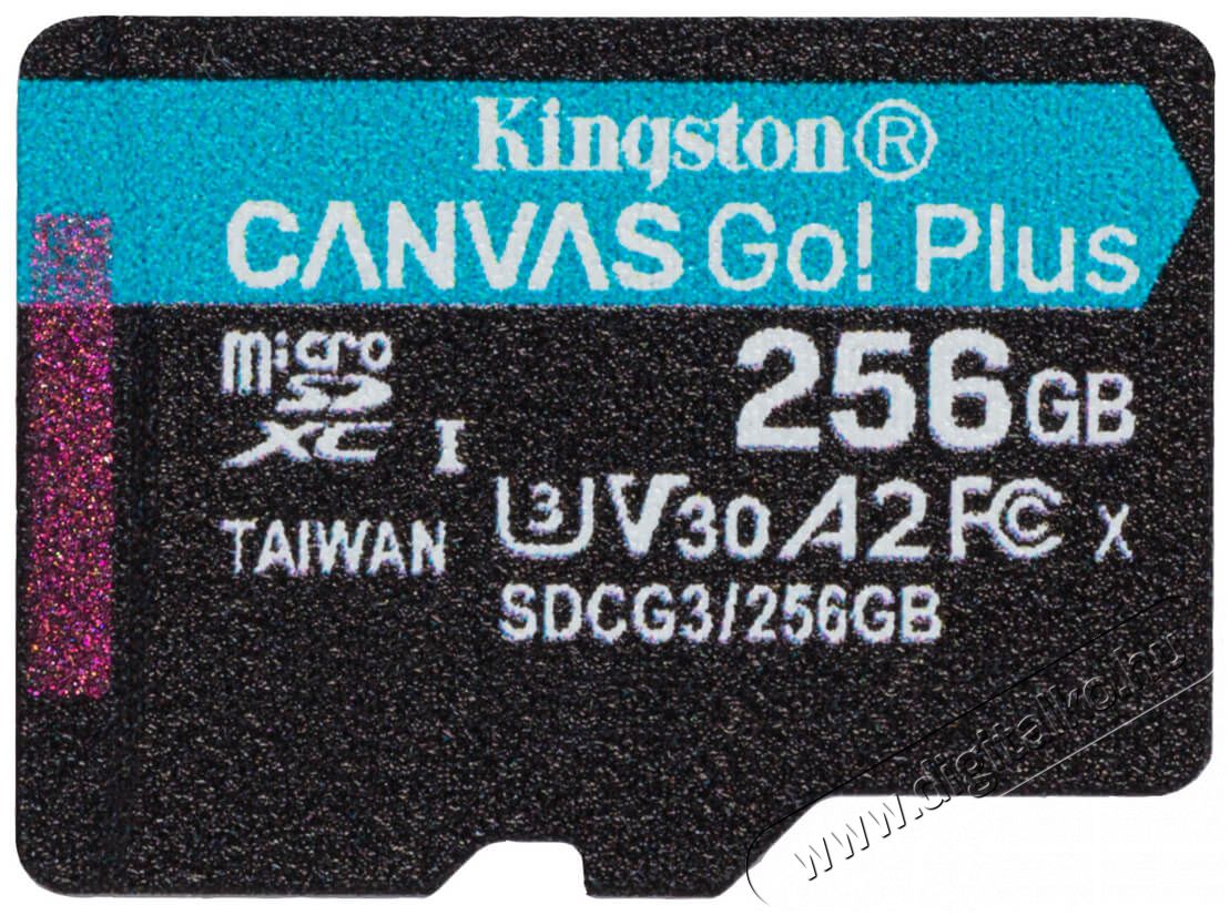Kingston 256GB SD micro Canvas Go! memória kártya Memória kártya / Pendrive - MicroSD / MicroSDHC kártya - 367817