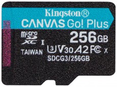 Kingston 256GB SD micro Canvas Go! memória kártya Memória kártya / Pendrive - MicroSD / MicroSDHC kártya - 367817