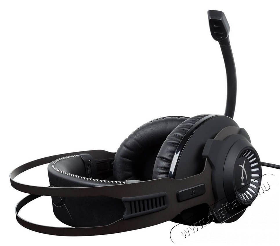 Kingston HyperX Cloud Revolver Gamer headset (HX-HSCR-GM) - Gun Metal fekete Audio-Video / Hifi / Multimédia - Fül és Fejhallgatók - Fejhallgató mikrofonnal / headset - 338456